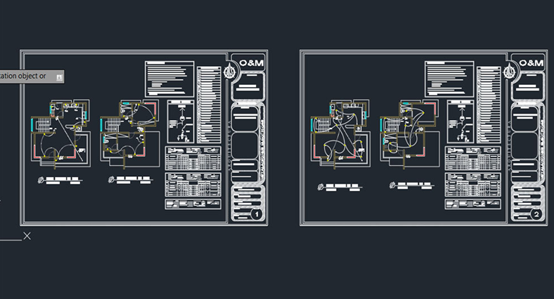 دانلود فایل اتوکد پروژه پریز و روشنایی خانه دوبلکس DWG | Duplex House Socket And Lighting Project Dwg File برای AutoCAD